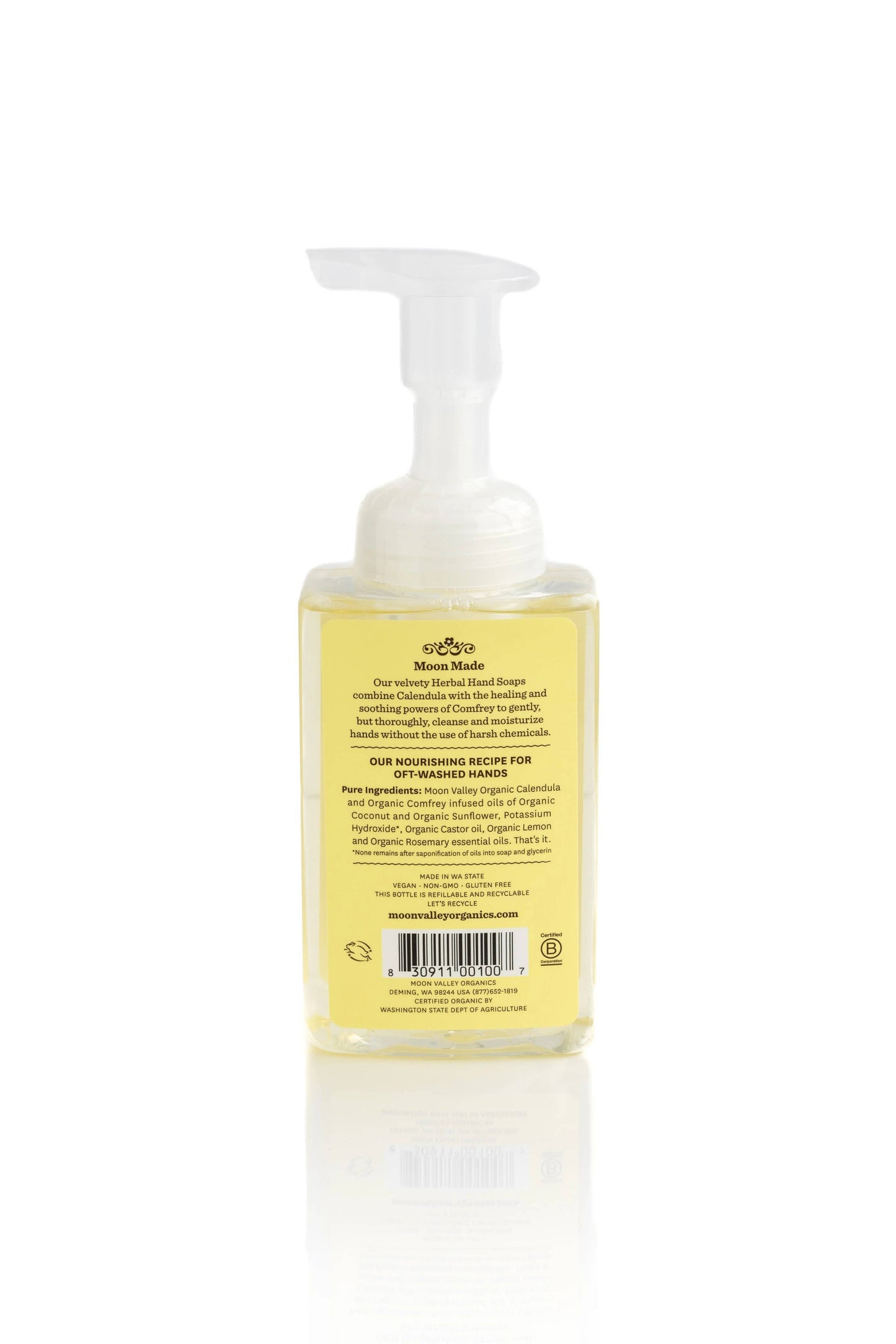 Lemon Rosemary Foaming Herbal Hand Soap