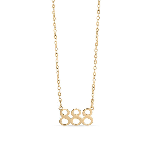 Angel Number Necklace / 888