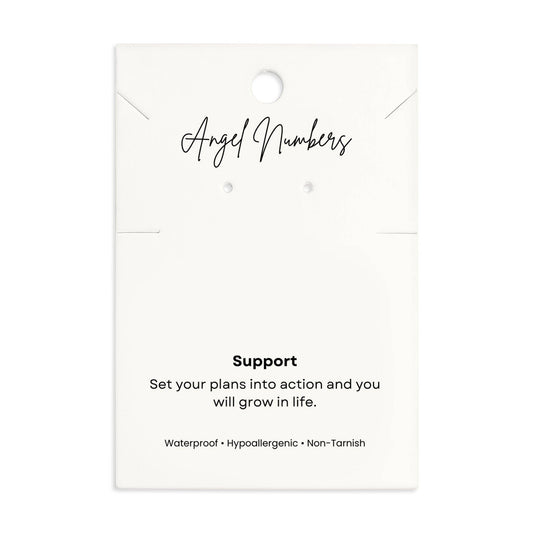 Angel Number Display Cards (Necklaces, Earrings, Bracelets): 333 / Support