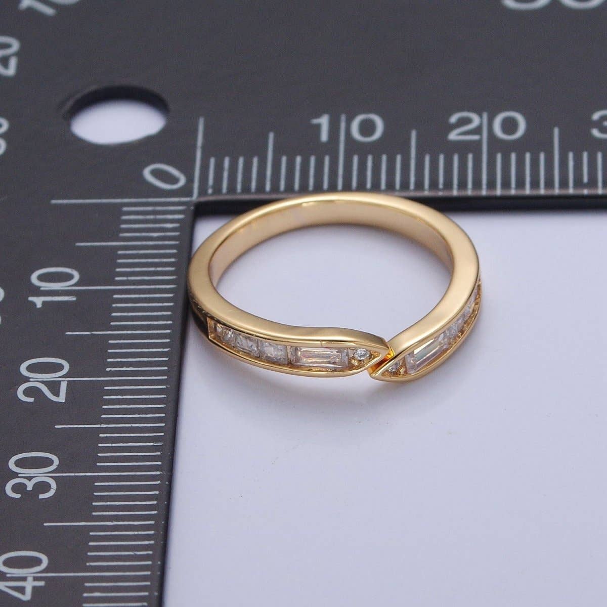 Minimalist Baguette Ring
