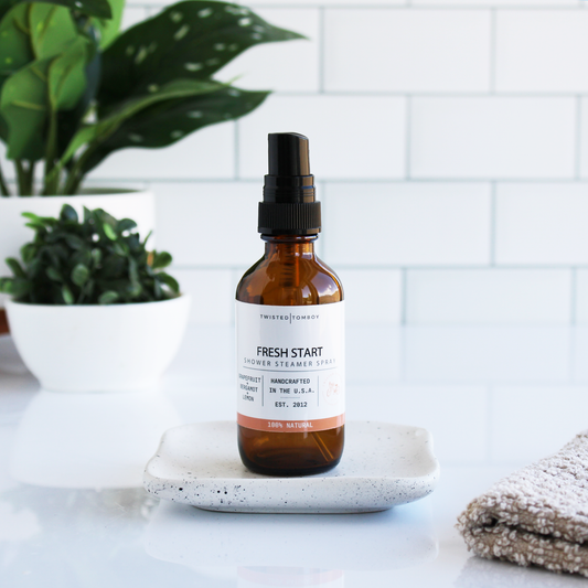 Shower Steamer Spray | 100% Natural NEW PACKAGING: Fresh Start (Grapefruit+Bergamot+Lemon)