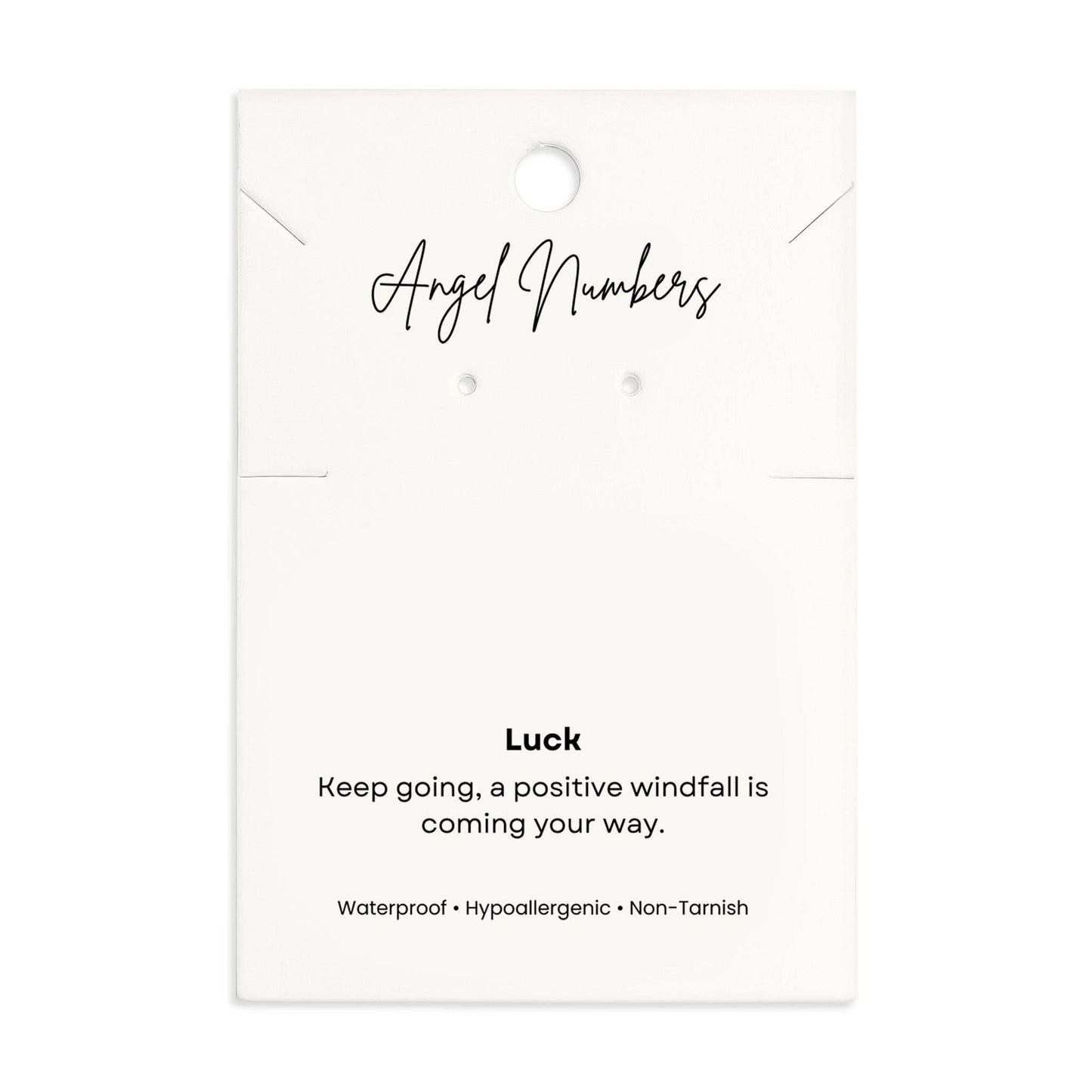 Angel Number Display Cards (Necklaces, Earrings, Bracelets): 333 / Support