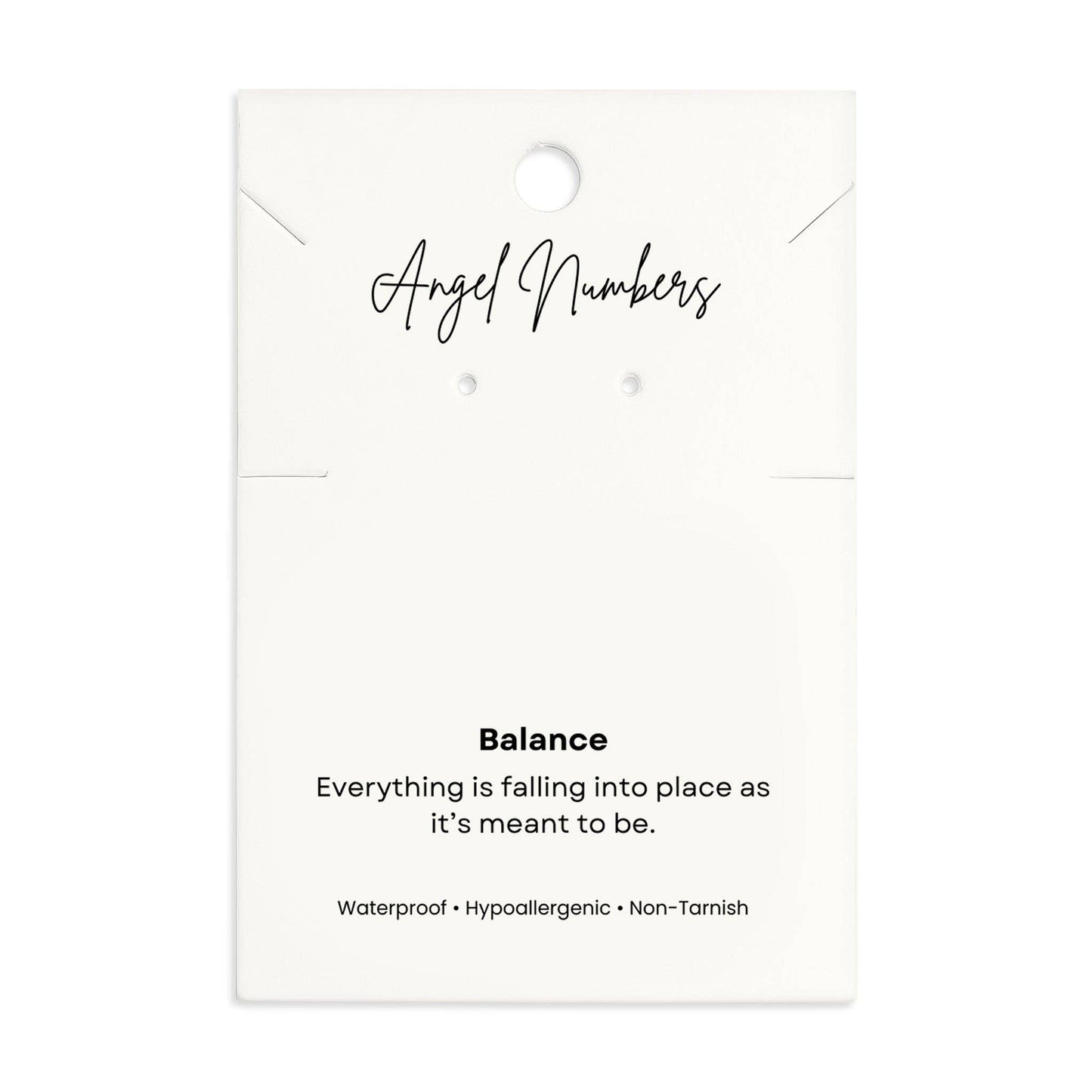 Angel Number Display Cards (Necklaces, Earrings, Bracelets): 999 / Release