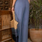 Work It! HIGH WAIST PLEATED WIDE LEG PANTS