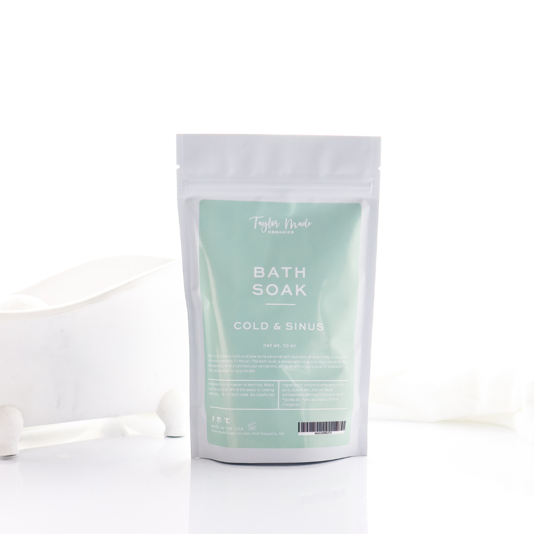 Organic Bath Salt Soaks