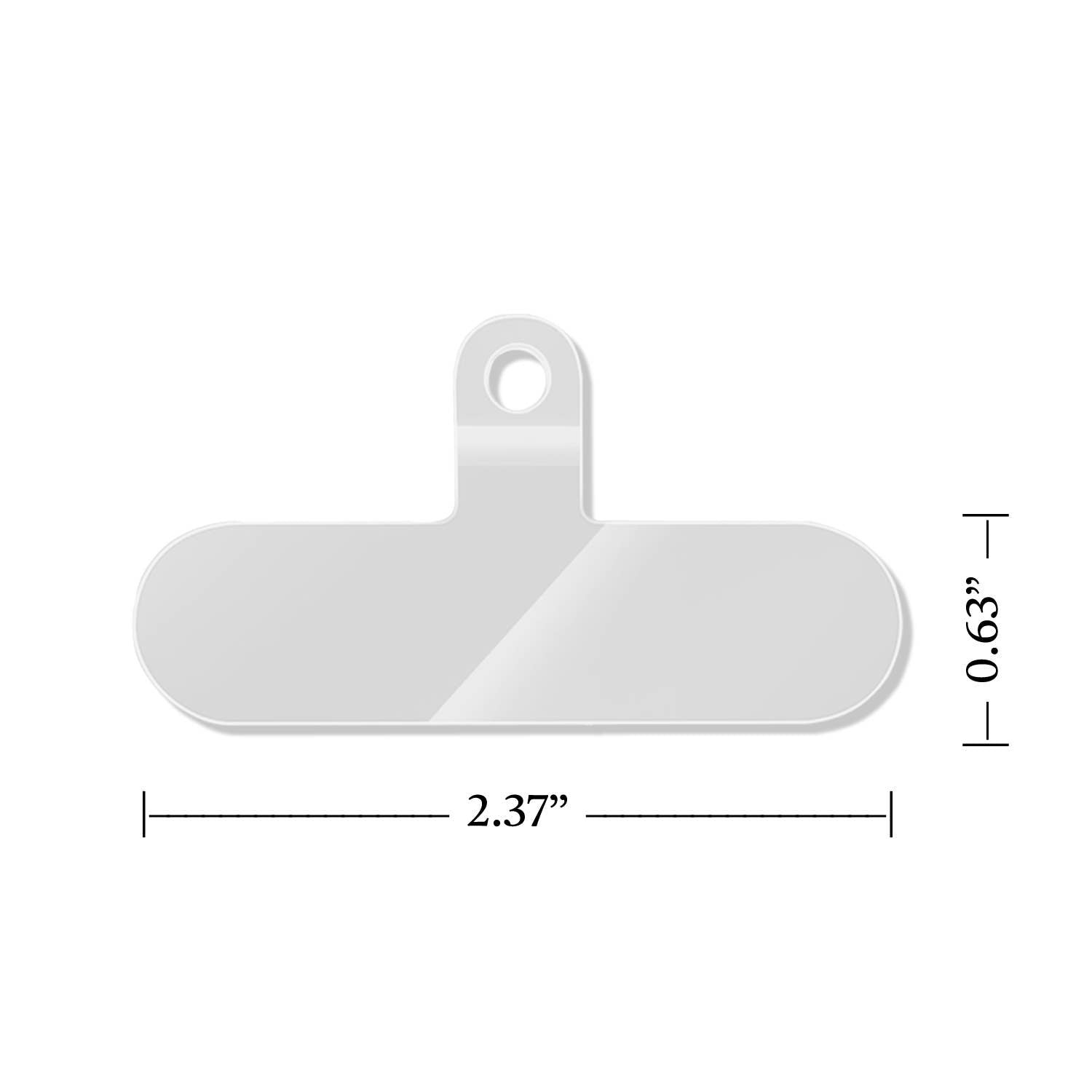 Clip & Go Phone Card Insert: Clear