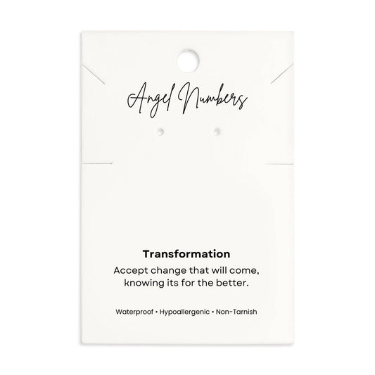 Angel Number Display Cards (Necklaces, Earrings, Bracelets): 555 / Transformation