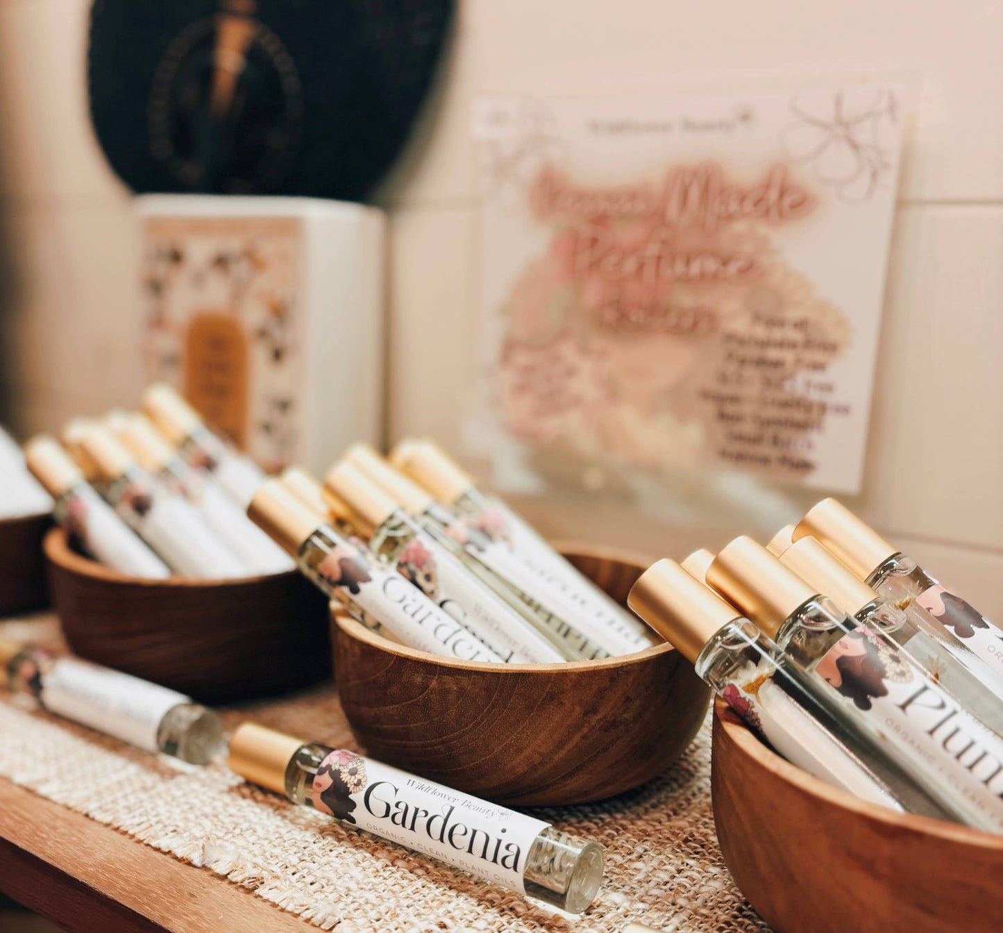 Wildflower Perfume Spray- 5 Scents: Coco-Amber