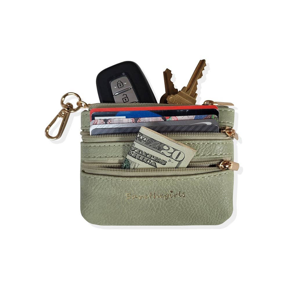 Clip & Go Crossbody Phone Accessory : Silver