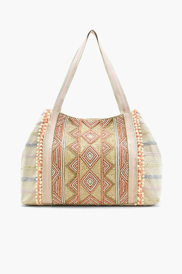 America & Beyond Rose Gold Tote