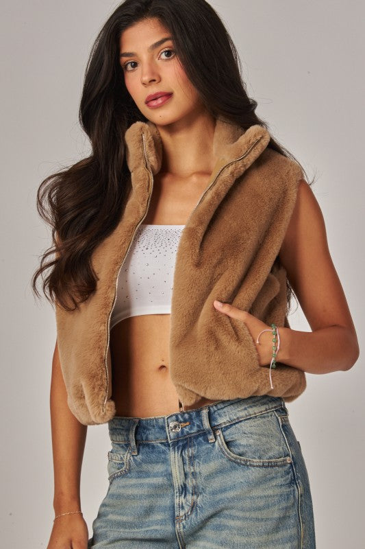 Cozy-Chic Teddy Vest