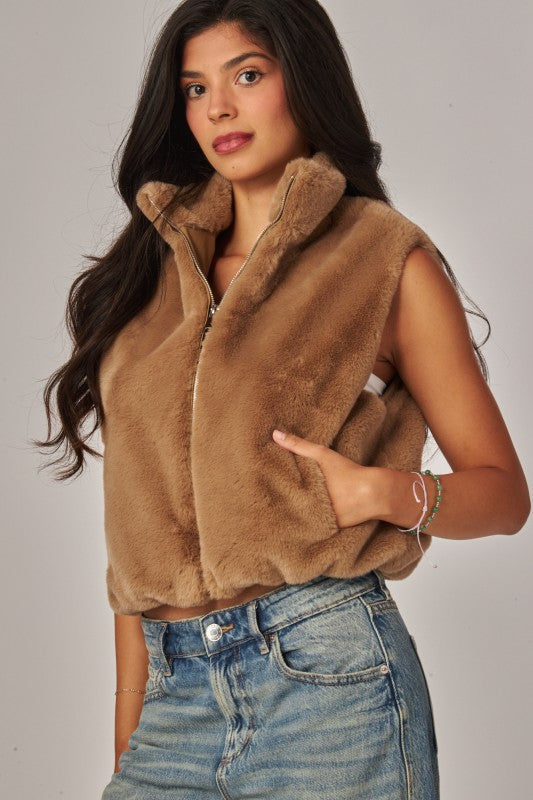 Cozy-Chic Teddy Vest