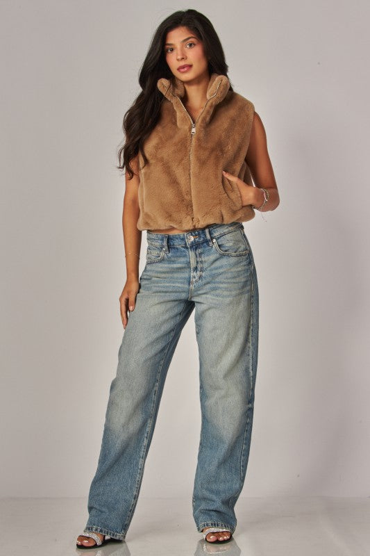 Cozy-Chic Teddy Vest