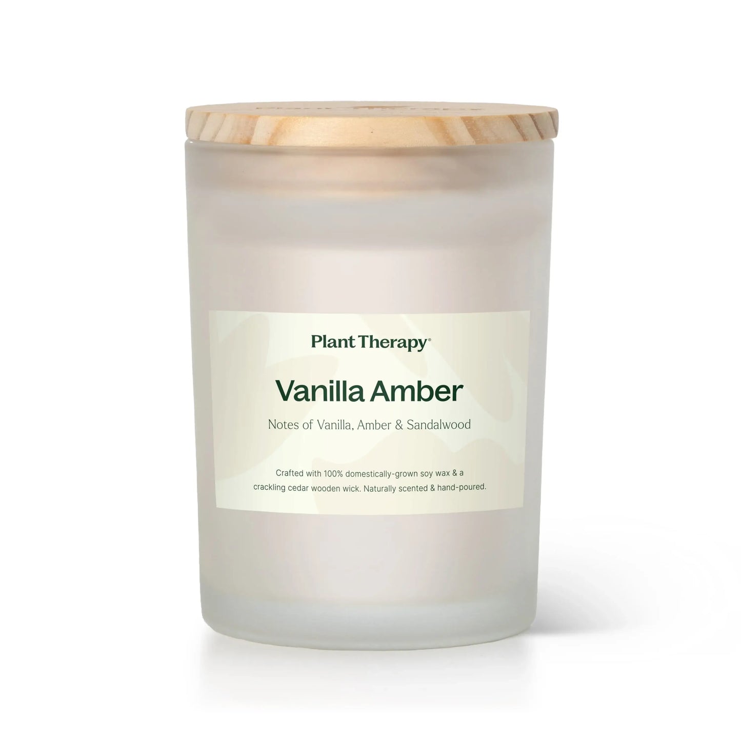 Vanilla Amber Naturally Scented Candle 8 oz