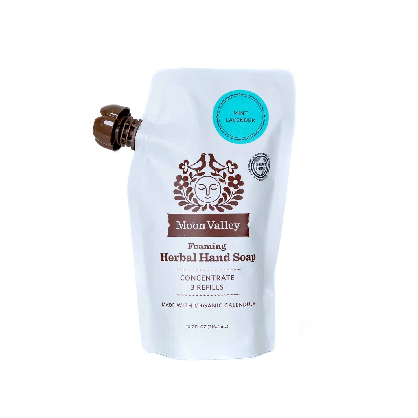 Mint Lavender Foaming Herbal Hand Soap Concentrate