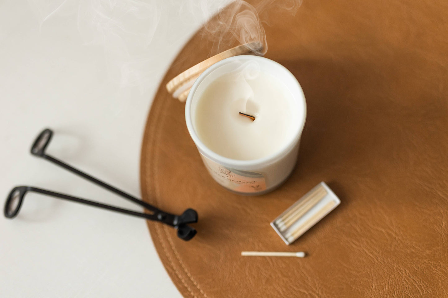 Top Shelf Speakeasy | moody warm masculine wood wick candle
