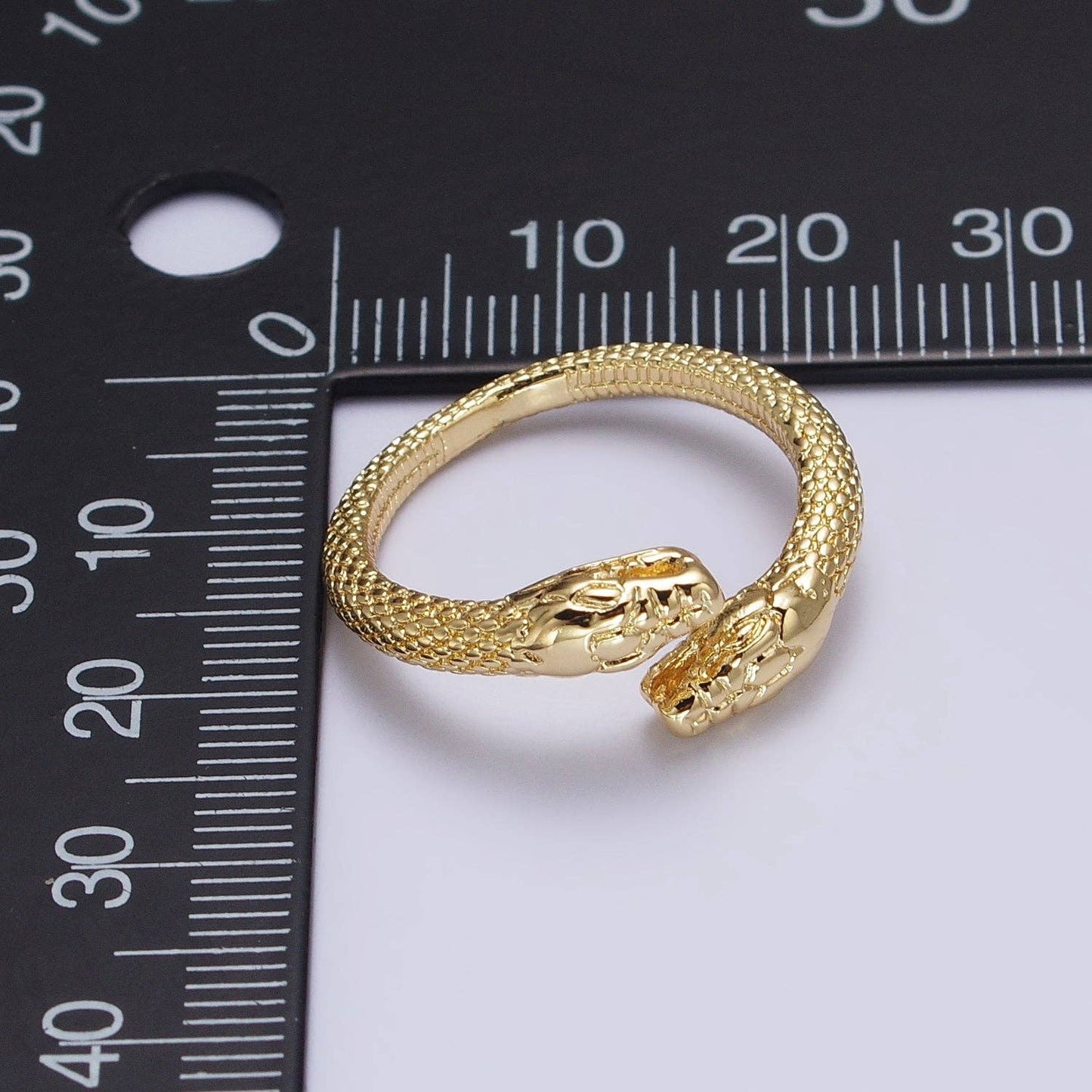 Dainty Gold Snake Ring