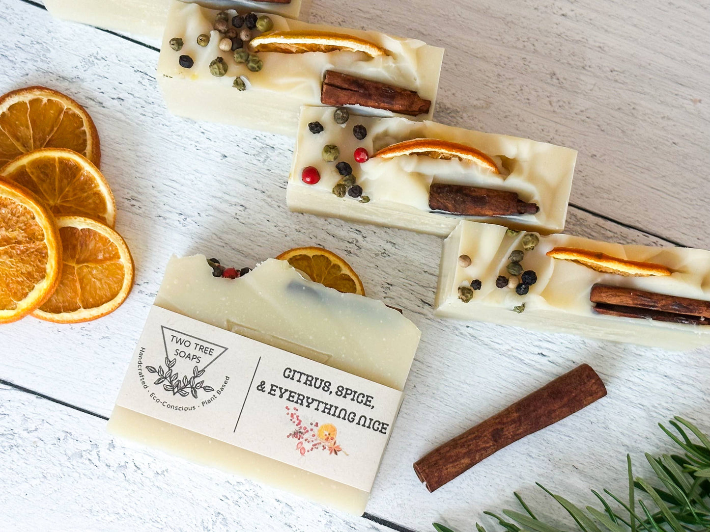 Citrus, Spice, & Everything Nice- Natural Handmade Bar Soap