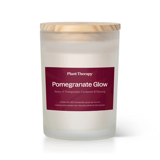 Pomegranate Glow Naturally Scented Candle 8 oz