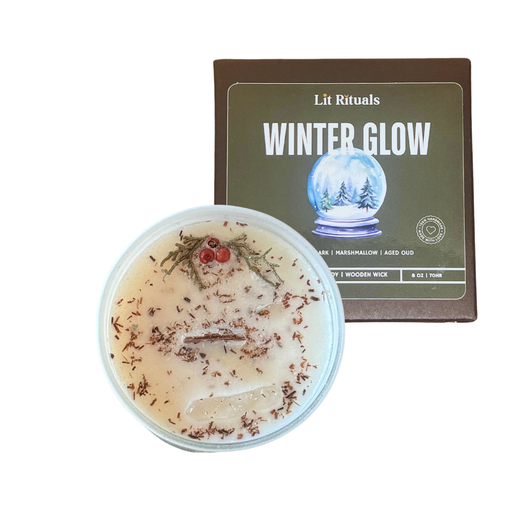 Winter Glow Soy Candle - Holiday Collection