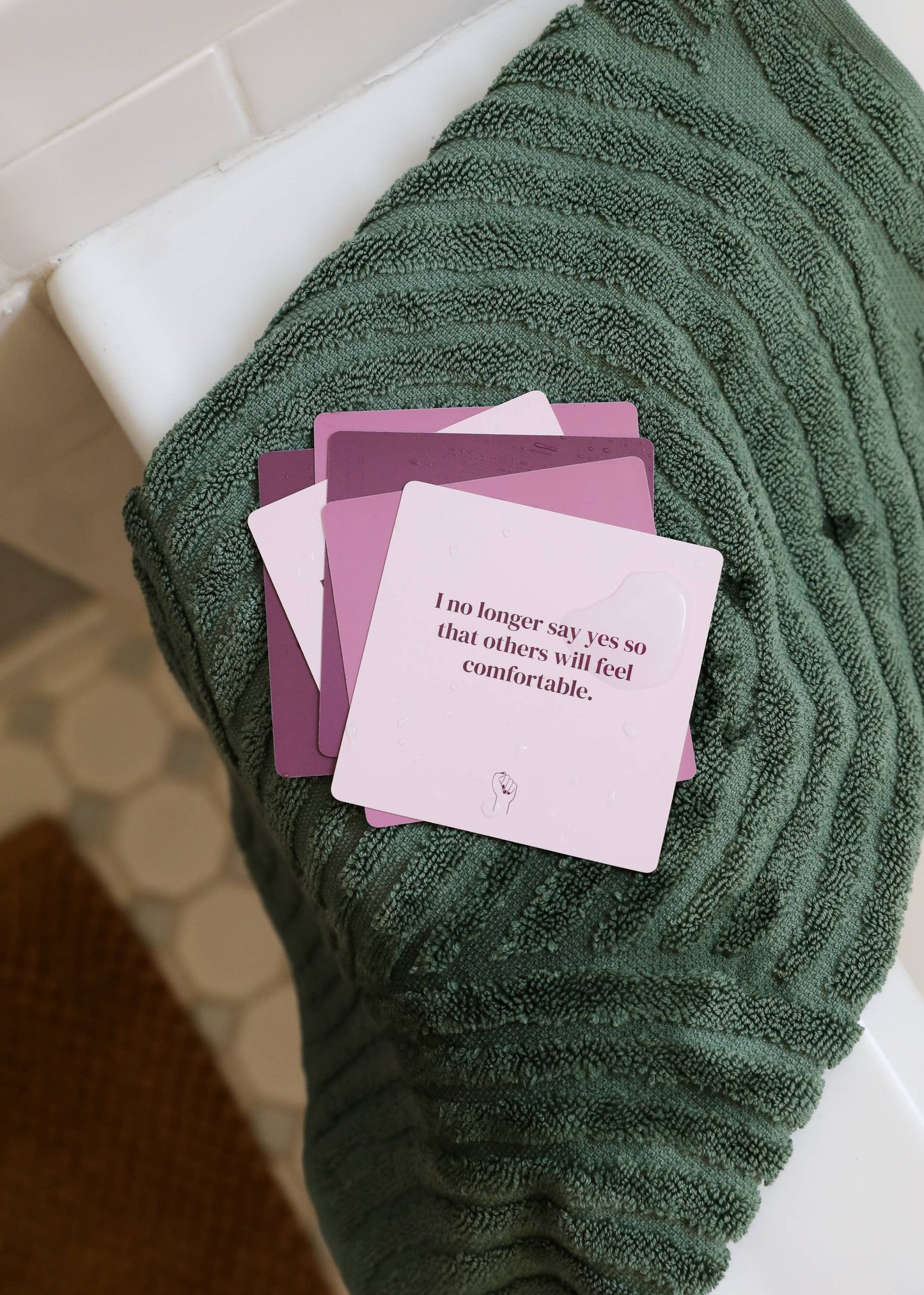 Shower Affirmation™  Cards - Boundaries