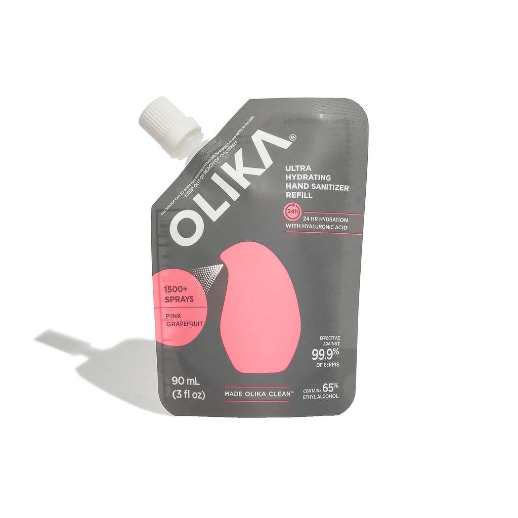 OLIKA Hydrating Hand Sanitizer Refill  Pink Grapefruit 90 mL