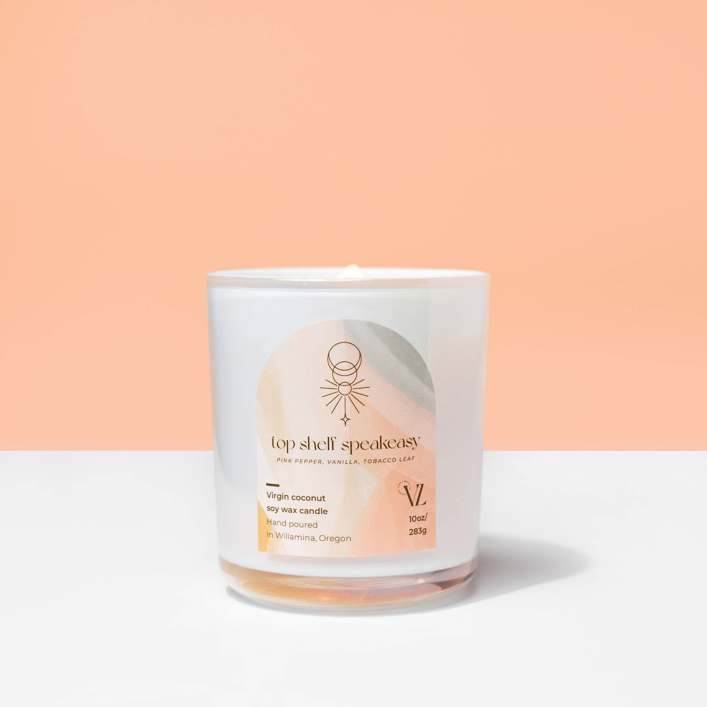 Top Shelf Speakeasy | moody warm masculine wood wick candle