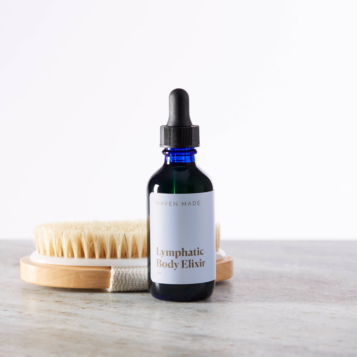 Lymphatic Body Elixir: 2oz with vegan dry brush