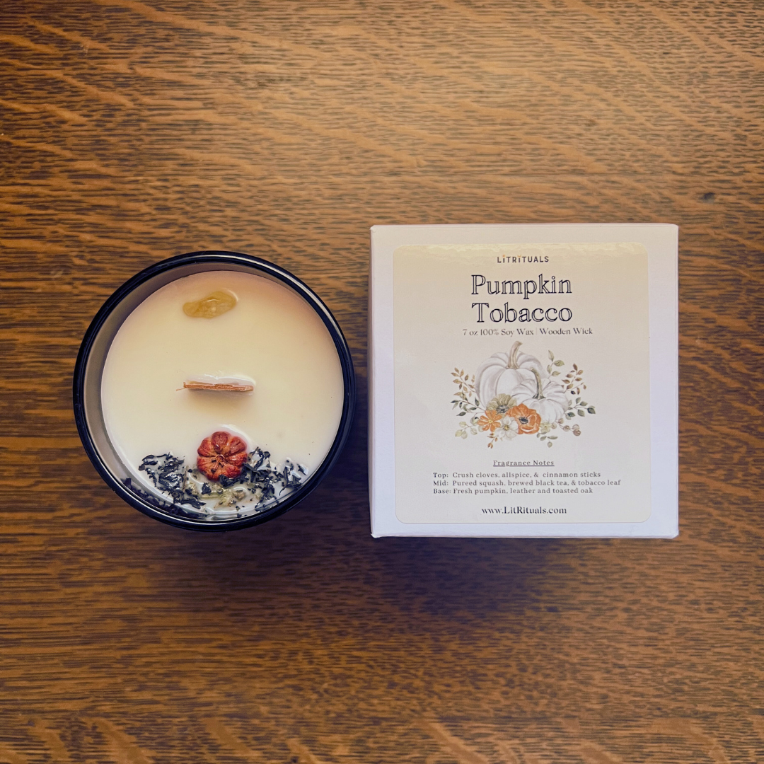 'Pumpkin Tobacco' Soy Candle -